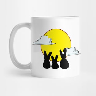Bunny Rabbit Silhouette | Easter Mug